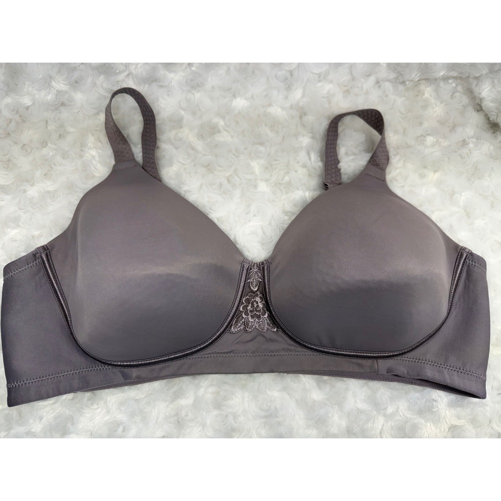 Vanity Fair Womens Size 40C‎ Beauty Back Wirefree Bra 71267 Purple Full Figure